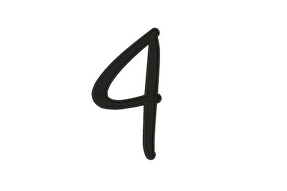 4 Number: A Charming Addition to Personalized Gifts