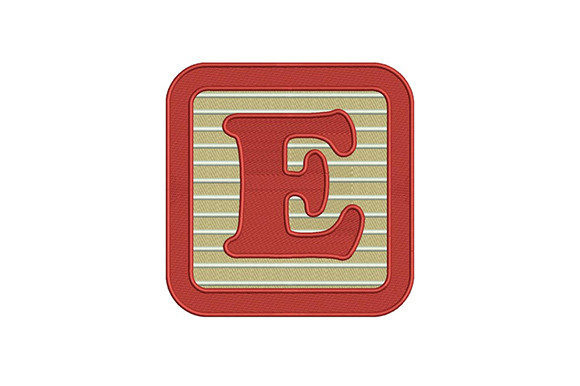Alphabet Letter E: A Charming Addition to Your Embroidery Collection