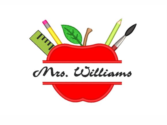 Apple Applique: A Charming Addition for Back-to-School