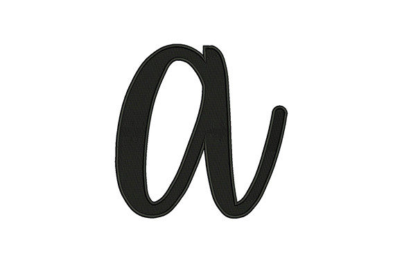 Charming Lower Case Alphabet a for Personalized Gifts