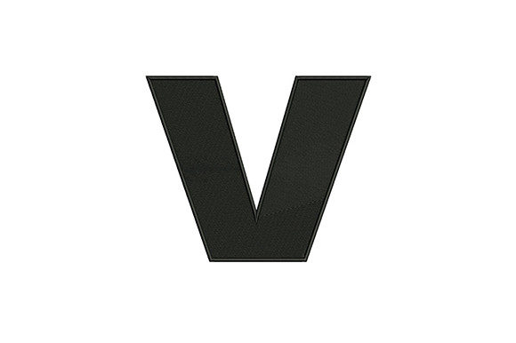 Letter V: A Versatile Embroidery Design for Business