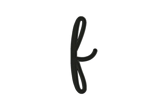 Lower Case Alphabet F: A Versatile Embroidery Design