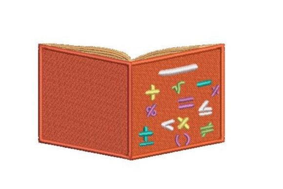 Mathematics Book Cover: A Perfect Embroidery Design